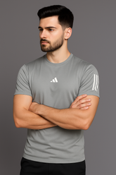 Adi Dri-Fit T-Shirt - Grey - Drizzle.pk